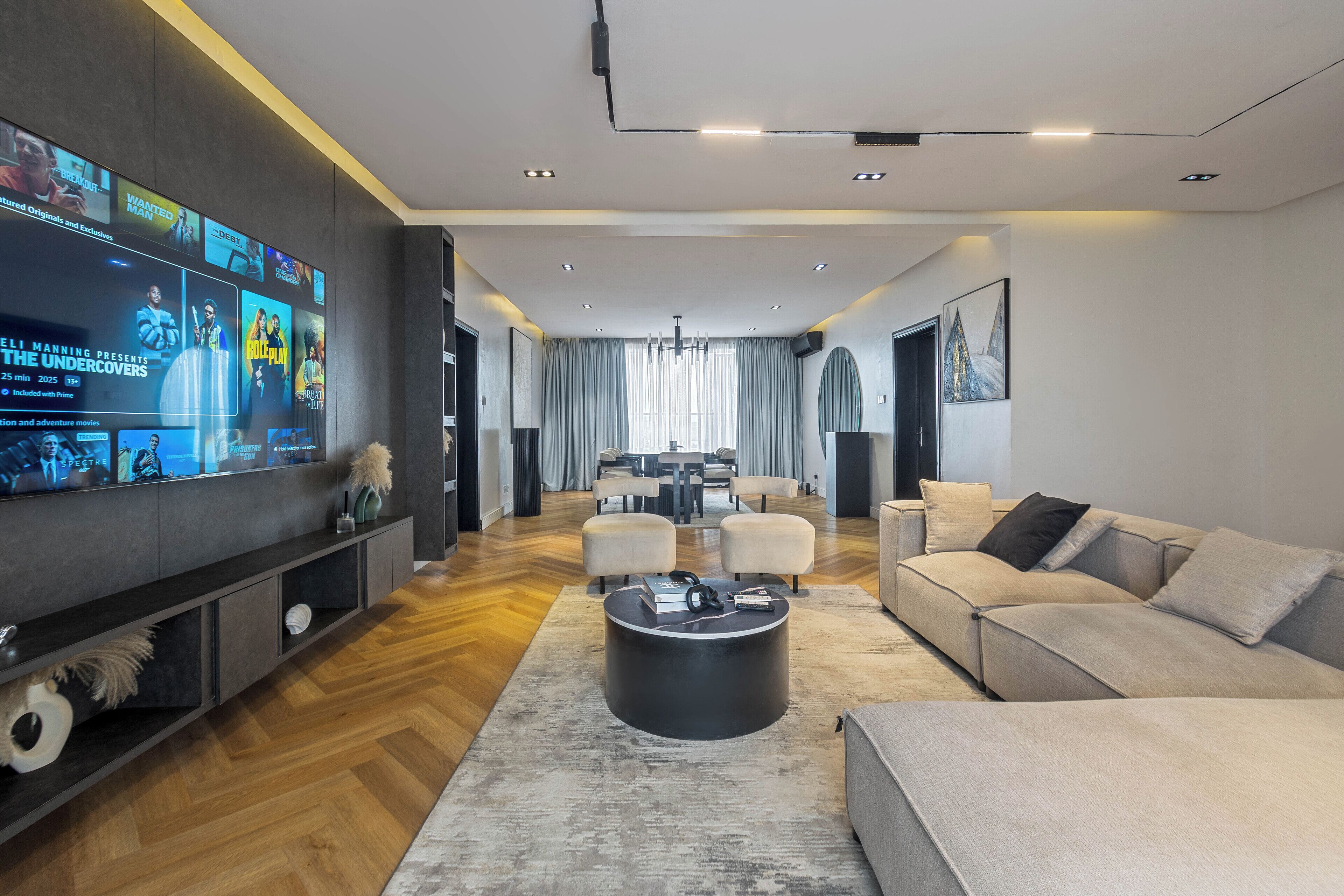 Appartement Luxe, balcon, vue lac | Coin séjour