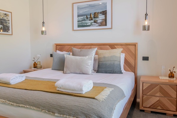Bedroom 1 - King, Ensuite + Walk-in Robe