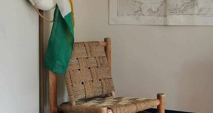 Peaceful marine bubble near station and port