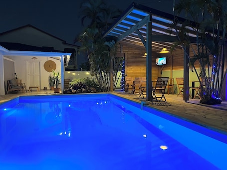 Pool. Coco Banana - Small Double Room with Pool Access