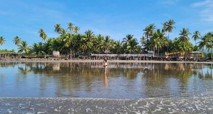 Soothing 1-bedroom house with AC in Balneario El Espino