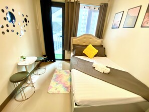 2 chambres, accĂšs au Wi-Fi (inclus), literie fournie