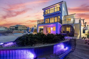 House (Multiple Bedrooms) | Interior - Pool, 7 Bedrooms, Direct Oceanfront, 4 Kitchens (Port Orange)