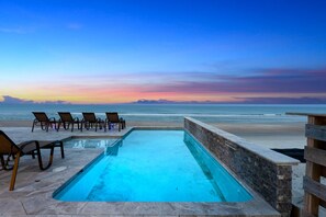 House (Multiple Bedrooms) | Interior - Pool, 7 Bedrooms, Direct Oceanfront, 4 Kitchens (Port Orange)