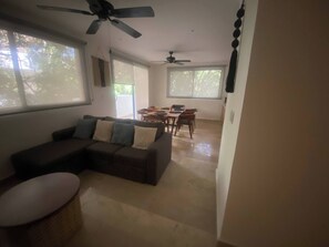 Apartment, 2 Bedrooms | Living area - Beautiful 2 Bedrooms in Parques Zama Torre 2 (Tulum)