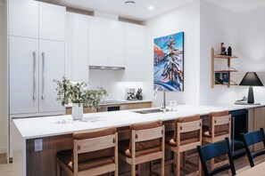 Appartamento, vista montagna | Cucina privata | Macchina per tè/caffè