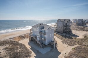 Exterior - 7029 - Just Breathe: Spacious 5BR oceanfront home in Rodanthe, sleeps 10. (Rodanthe)