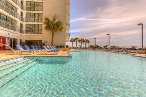 Indoor pool - Oceanfront resort with all amenities (Myrtle Beach)