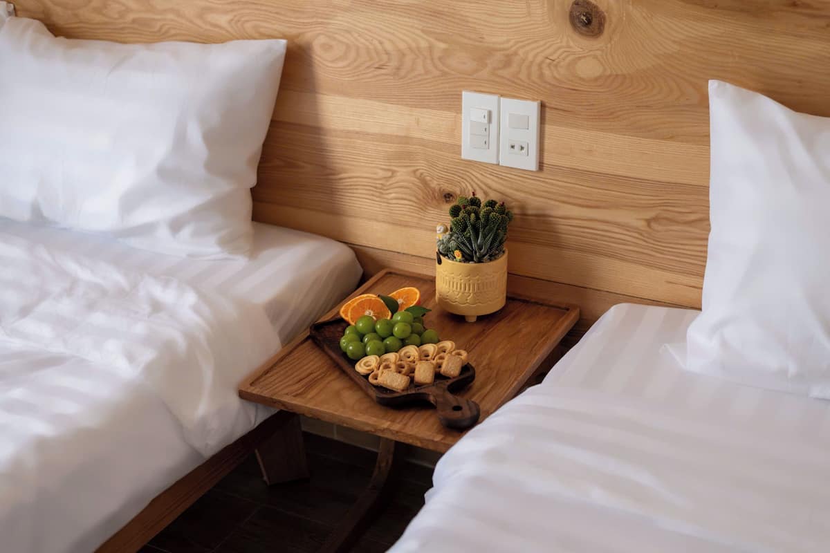 Deluxe Twin Room | Desk, laptop workspace, blackout drapes, free WiFi