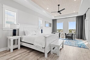 6 bedrooms, iron/ironing board, free WiFi, bed sheets - Gulf-View Luxury with Private Pool & Beach Access (Panama City Beach)