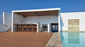 Pool - Elegant studio in the center PlayaDelCarmen top floor with pool and nice view (Playa del Carmen)