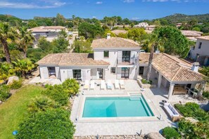 Exterior - Villa La Fourmilière heated pool walking distance to beach (Lecci)