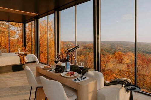 Whisper Mountain Glass House! Steam Shower-Couples Tubs-Bidet-Panoramic Views