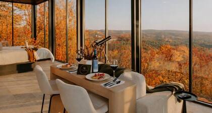 Whisper Mountain Glass House! Steam Shower-Couples Tubs-Bidet-Panoramic Views