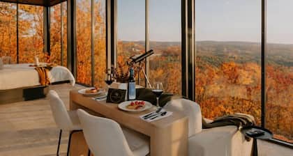Whisper Mountain Glass House! Steam Shower-Couples Tubs-Bidet-Panoramic Views