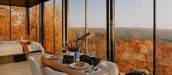 Whisper Mountain Glass House! Steam Shower-Couples Tubs-Bidet-Panoramic Views