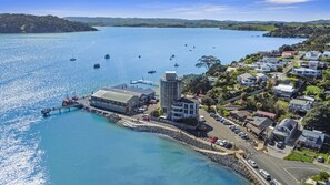 Aerial view - The Grand Silo • Raglan (Raglan)