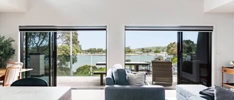 Televisión, chimenea