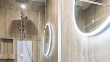 Hair dryer, towels