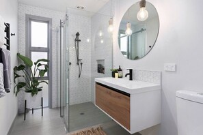 Hair dryer - Hillside Haven • Design-led Beach Escape (Raglan)