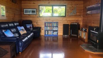 Télévision, cheminée