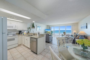 Fridge, microwave, oven, stovetop - Cabana Club 203 • Beachfront Condo • Secluded Beach • NEW LISTING! (Destin)