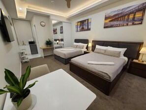 1 chambre, bureau, Wi-Fi, draps fournis