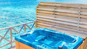 Double Room, Ocean View | Outdoor spa tub