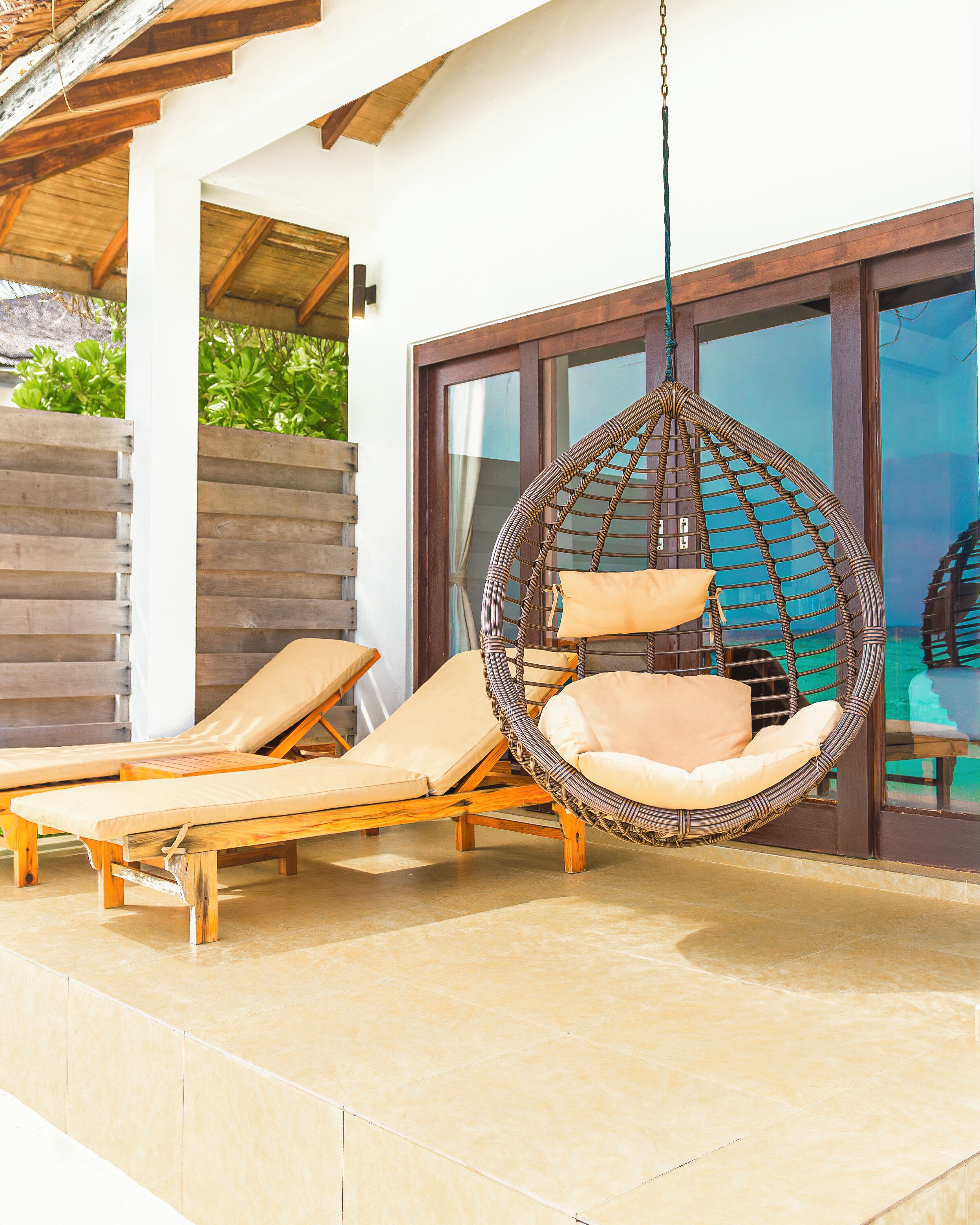 Double Room, Beach View | Terrace/patio