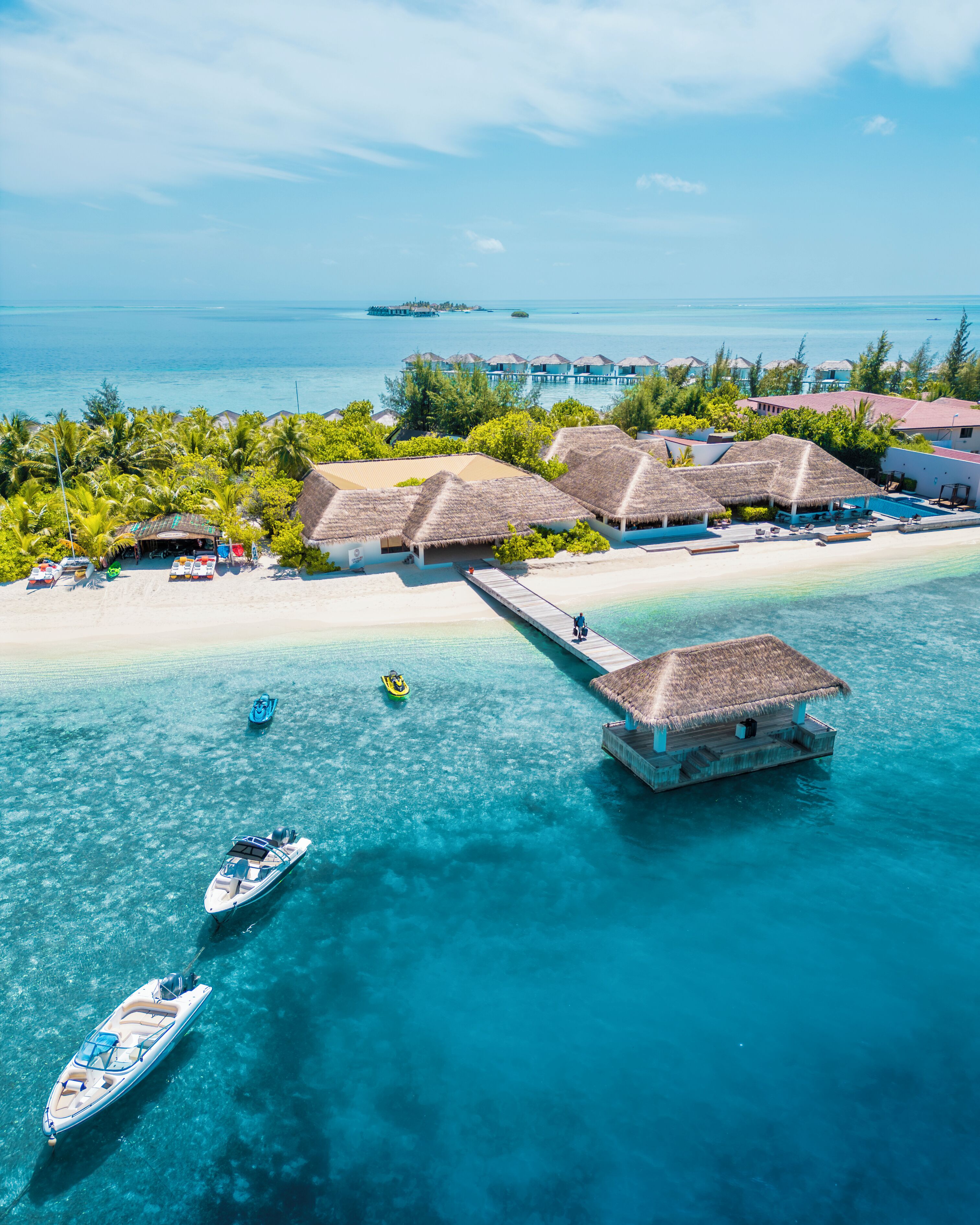 Private beach, white sand