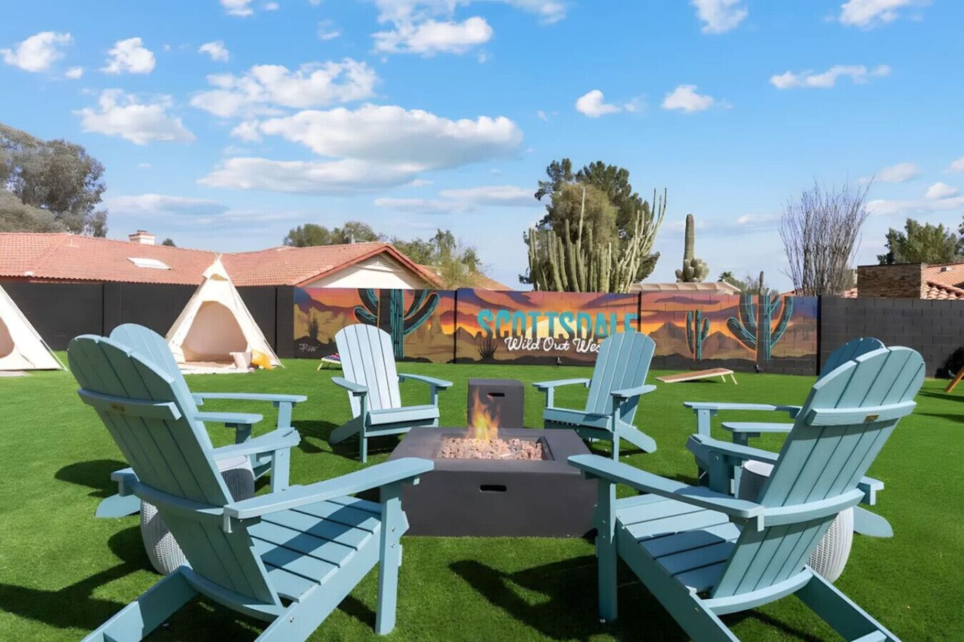 Enceinte de l’hébergement