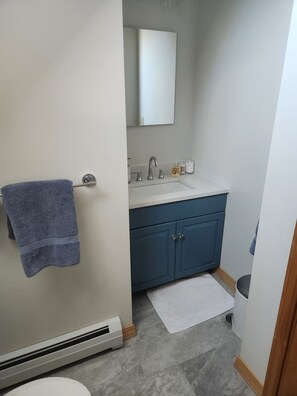 Shower, hair dryer, towels, toilet paper - Tranquil Mountain Home - 10 mins to Okemo (Ludlow)