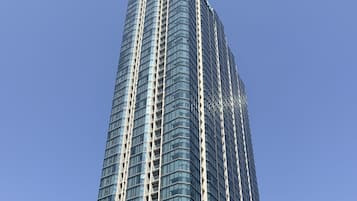 Luxe appartement, uitzicht op het strand | Exterieur