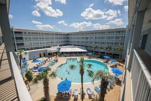Indoor pool, outdoor pool