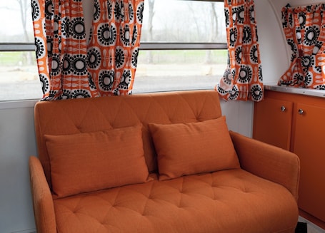 Interior. 1952 Royal Spartanette Trailer @ Teepee Drive-In