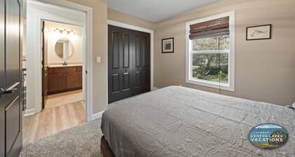 Lake Como Retreat w/ Fire Pit, Gas Fireplace & EV Charger Relax and Recharge