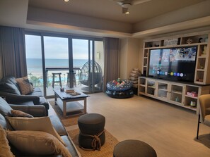 TV - Cozy 1-bedroom condo in the new Sonoran Star (Puerto Peñasco)