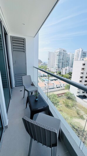 Property grounds - Beachfront Luxury in Playa Salguero: Modern Condo with Ocean Breeze & Pool (Gaira)