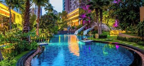 Pool - Monthly Rental Sea View 2 Min Walk to Beach 3–6 Months Stay (Banglamung)