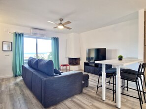 TV - SR Marina del Sol 2BDR with sea view and garden (Mijas)