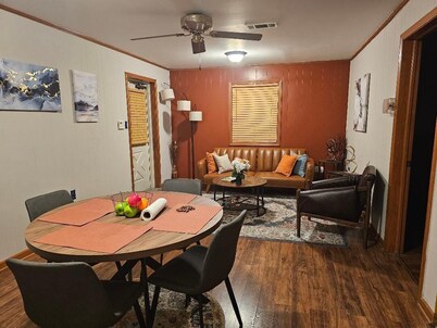 Serene 1-bedroom apartment with plenty of outdoor space.