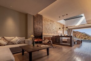 Chambre Exclusive, 1 très grand lit, non-fumeurs, vue lac | Chambres insonorisées, fer et planche à repasser, Wi-Fi gratuit