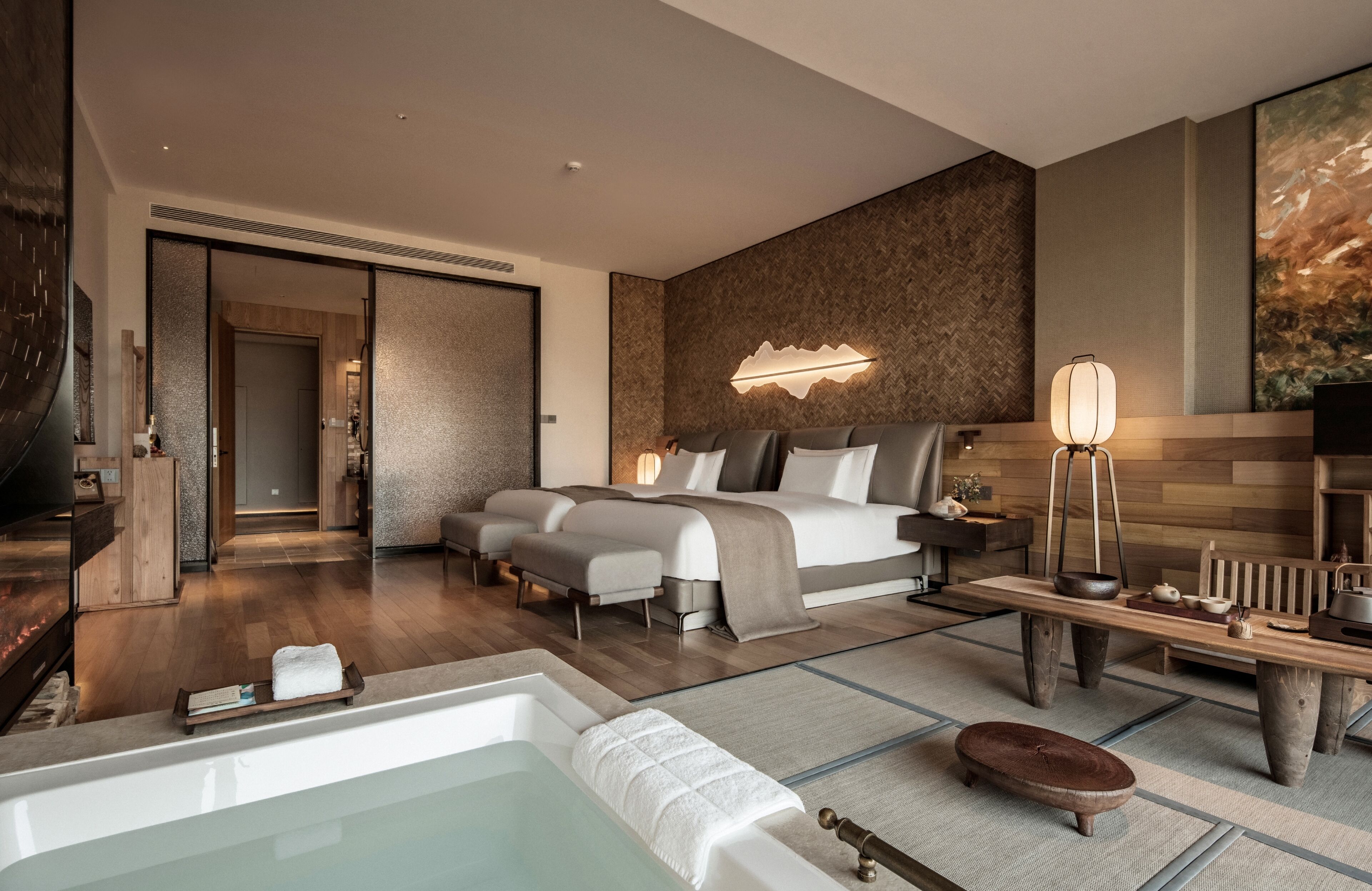 Luxury Twin Room, Multiple Beds, Non Smoking, Mountain View | Soundproofing, iron/ironing board, free WiFi