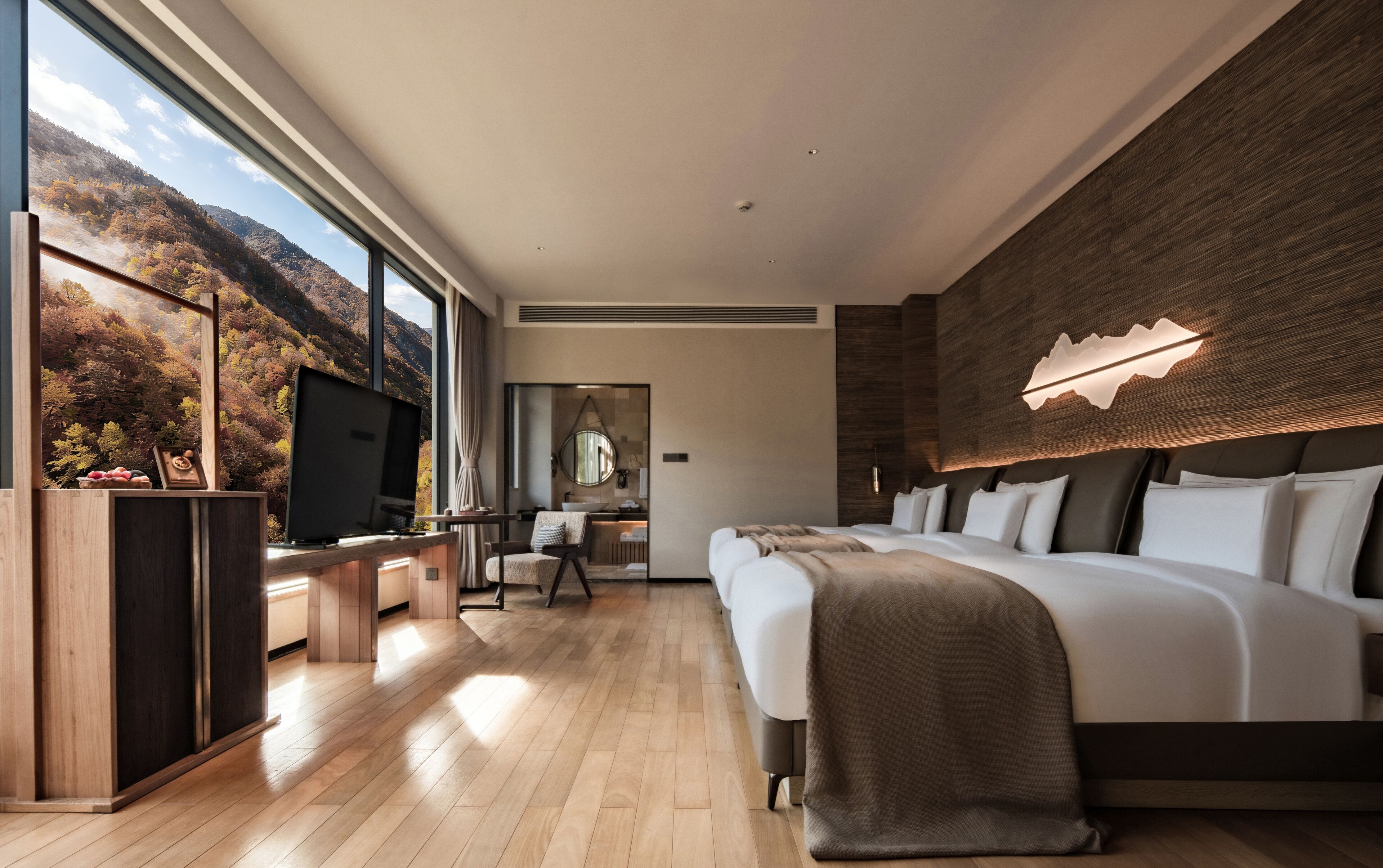 Familieværelse til 3 personer - flere senge - ikke-ryger - bjergudsigt | Udsigt fra værelset