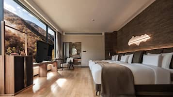 Familieværelse til 3 personer - flere senge - ikke-ryger - bjergudsigt | Udsigt fra værelset