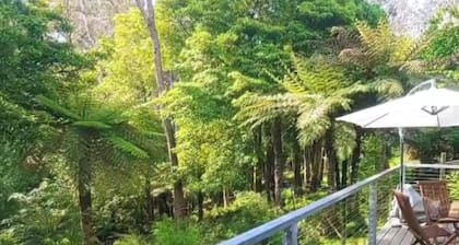 Caravan and house set up for mountain biking