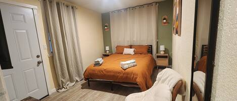 1 habitación, wifi y ropa de cama