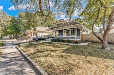 Exterior. Charming Riverside Bungalow • Park Access • Pet-Friendly