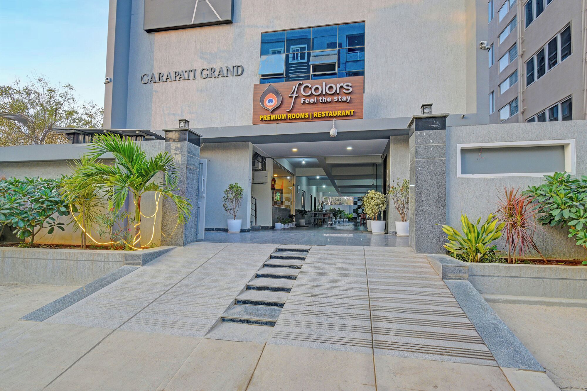 Entrée de l’hébergement