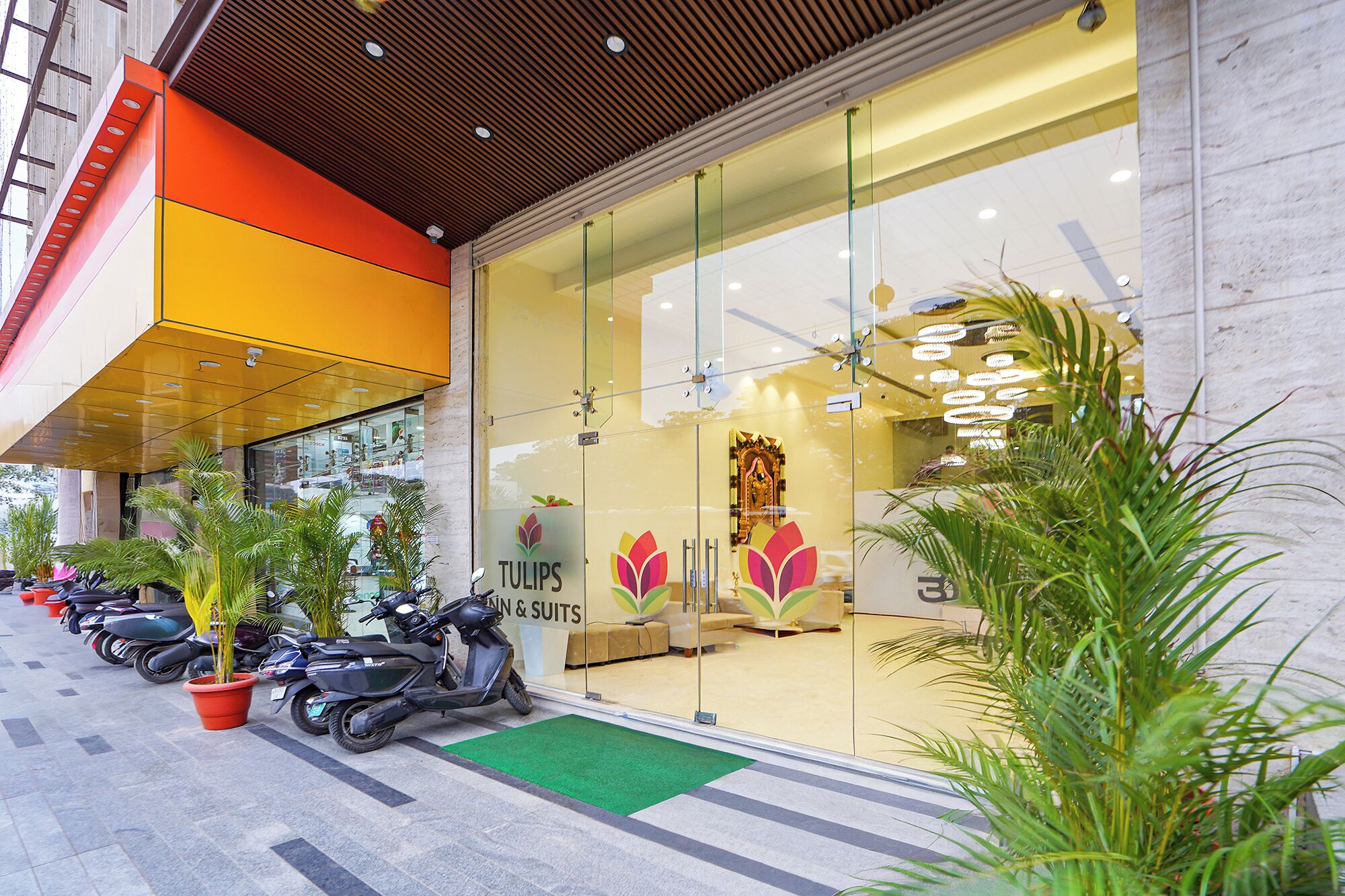 Entrada de la propiedad